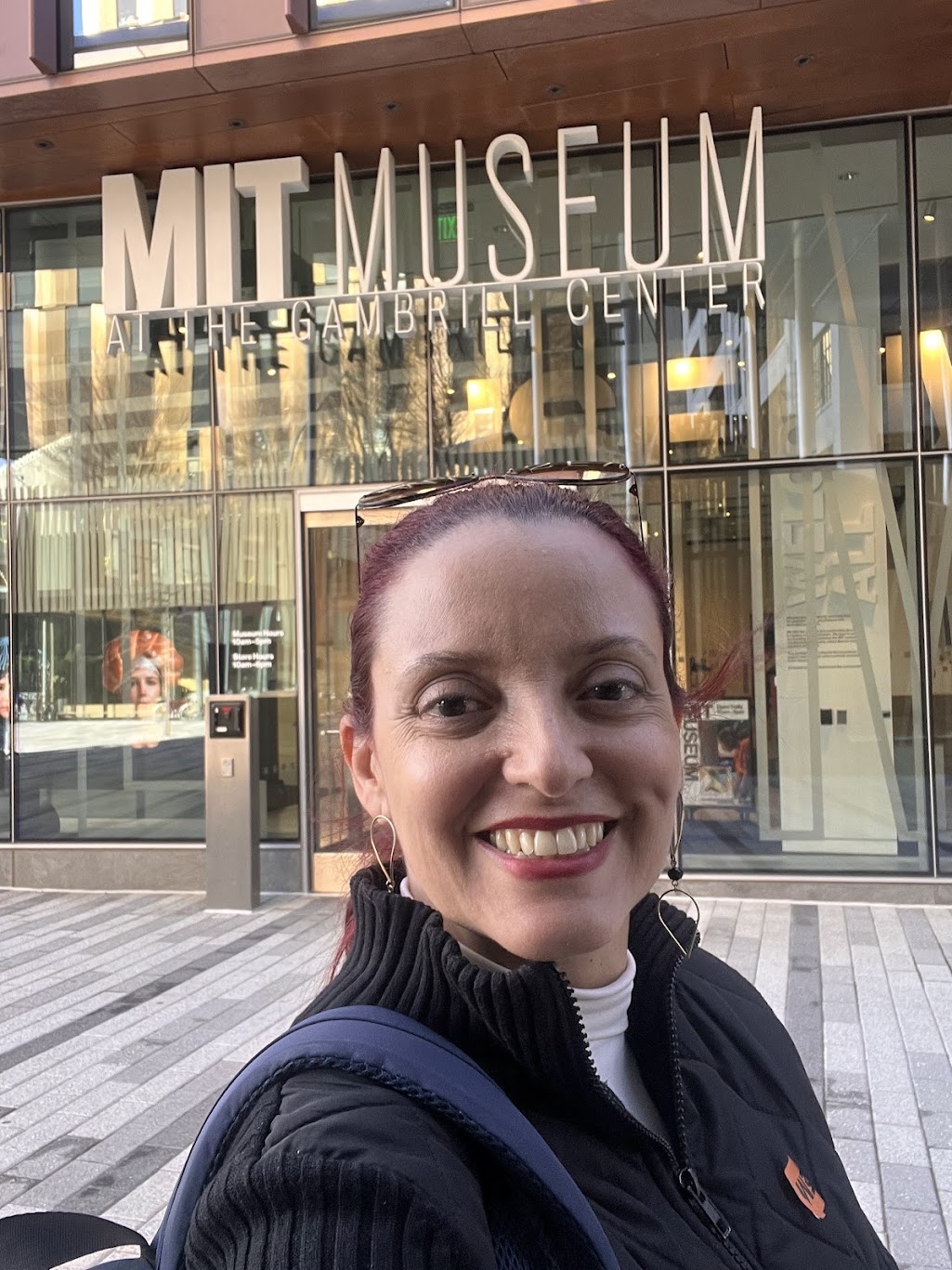Léa no MIT Museum